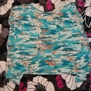 Open back camouflage Torquay shirt